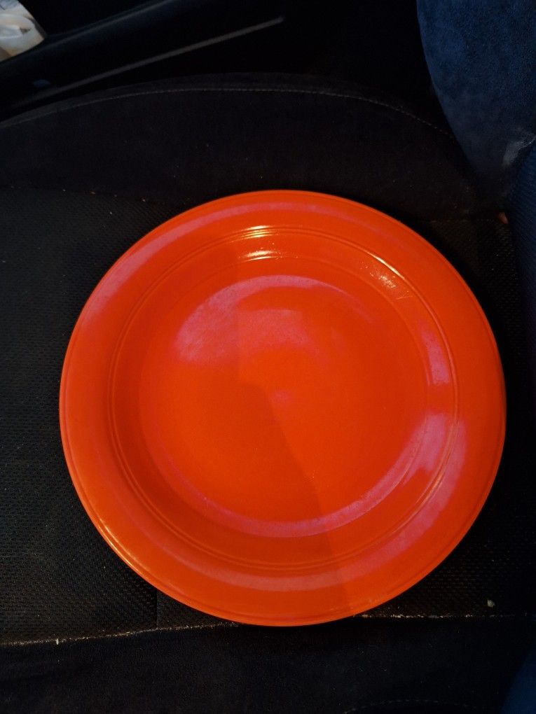 1930's Uranium Early California Vernonware 12"plate