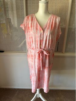New Women’s Rock n Republic Tie Dye Vibe Button Down Dress