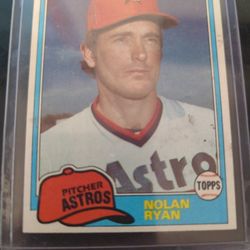 1981 Nolan Ryan Baseball Card 