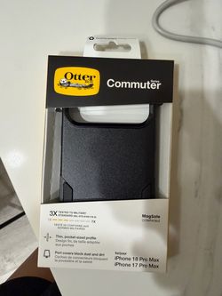 OtterBox iPhone 18 and 17Pro Max Commuter Series Case for MagSafe with Camera Control - Black