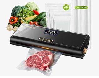 New Vacuum Sealer with bags  keeps good fresher longer