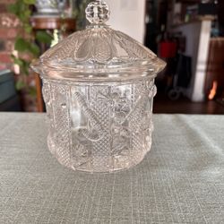 Smith Glass Co. Carousel Pattern Candy Dish