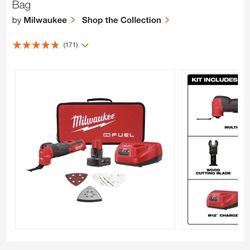 M12 FUEL 12-Volt Lithium-Ion Cordless Oscillating Multi-Tool Kit with 4.0 Ah Battery, Charger, Accessories and Tool Bag