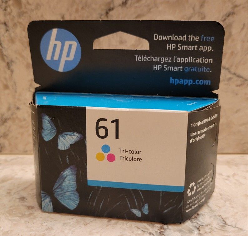 HP 61 COLOR INK PRINTER CARTRIDGE EXPIRES FEB 2026 MALAYSIA