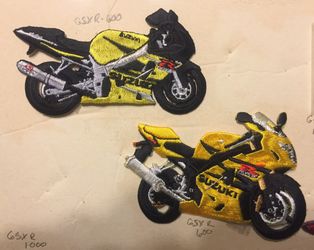 Hayabusa Iron On Patches 