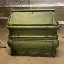 TUSCAN BOMBE SECRETARY DESK (2 piece)