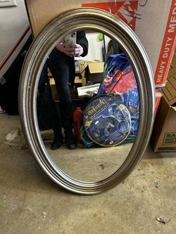 Oval Shaped Mirror