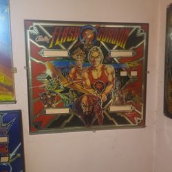 Glass Pinball Back Board