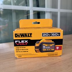 DeWalt FLEXVOLT 9Ah Battery 20V/60V DCB609 NEW