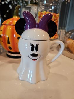 Disney Minnie Mouse Ghost Halloween Minnie Mouse Ceramic Mug