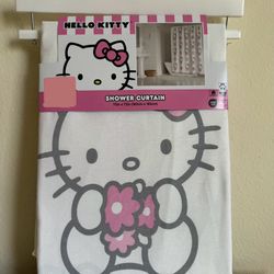 Hello Kitty Spring Shower Curtain 