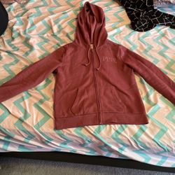 Victoria Secret Pink Rhinestone Zip Up Jacket 