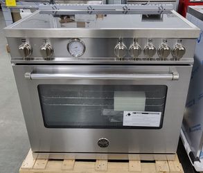 BERTAZZONI 36" INDUCTION RANGE STAINLESS STEEL