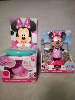Minnie Mouse Bath And Hoop And Minnie Swimmer