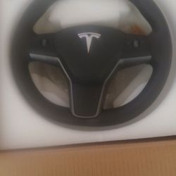 New TESLA CUSTOM STERRING WHEEL
