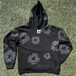 BLACK DENIM TEARS HOODIE 