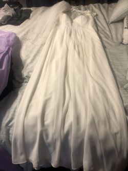 Wedding Dress And Veil