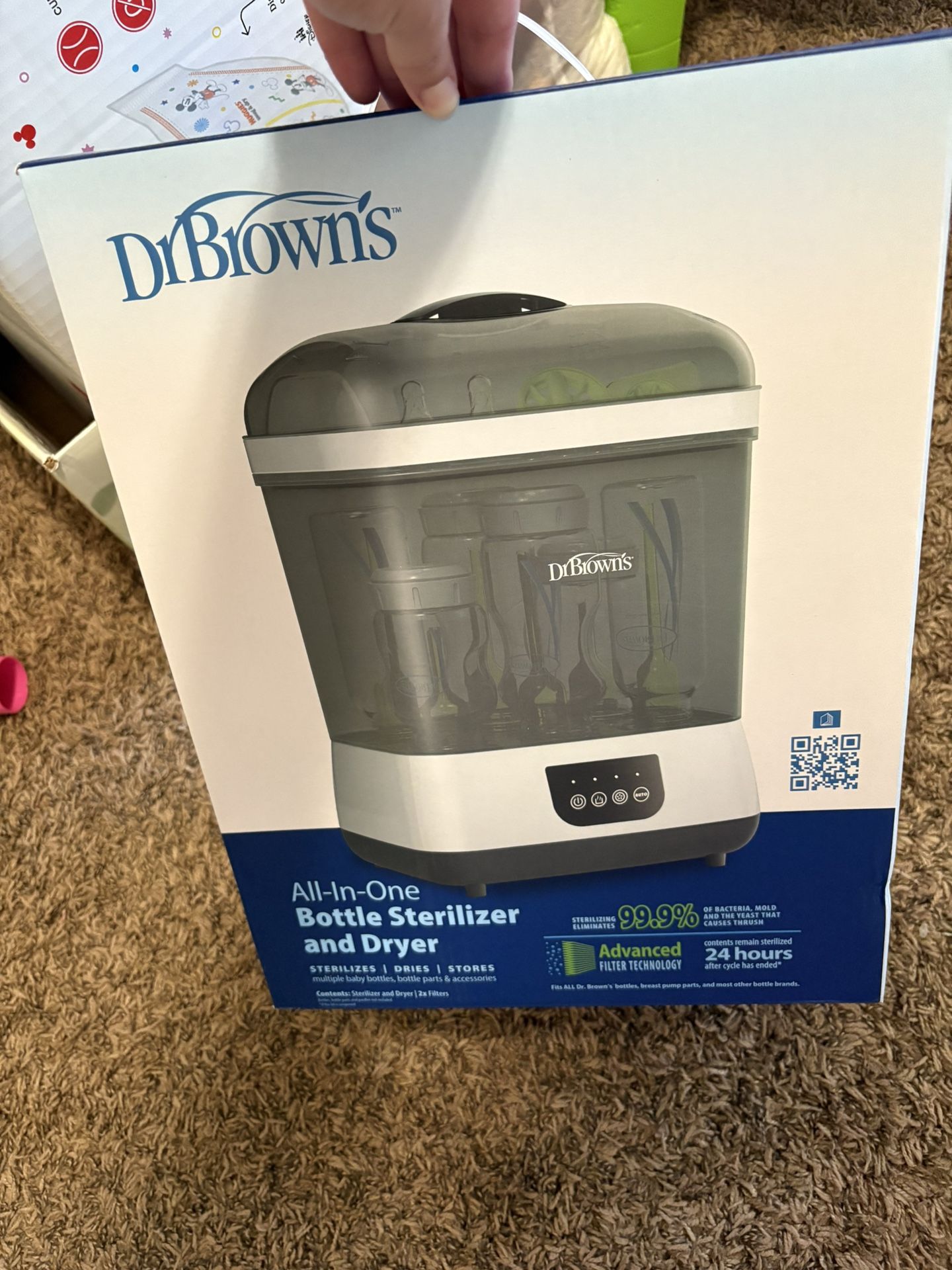 Dr brown Bottle sterilizer and Dryer