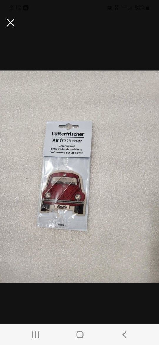 Vw Volkswagen Beetle Bug Car Air Freshener Mirror Hanger