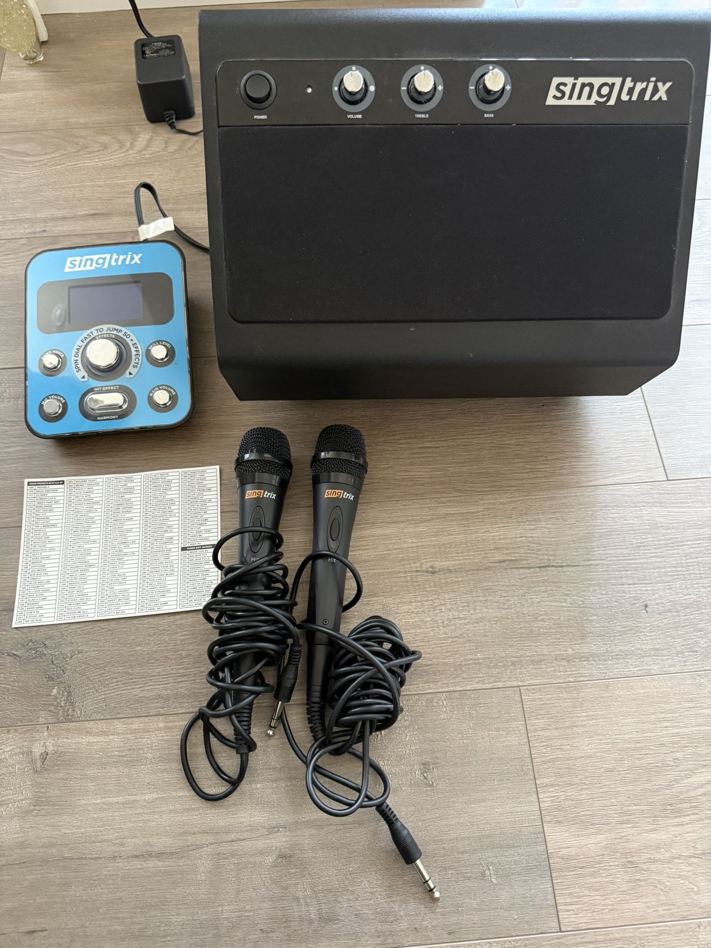 Singtrix Karaoke Machine With Speaker And 2 Microphones