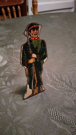 Vintage Mar soldier Russian & German