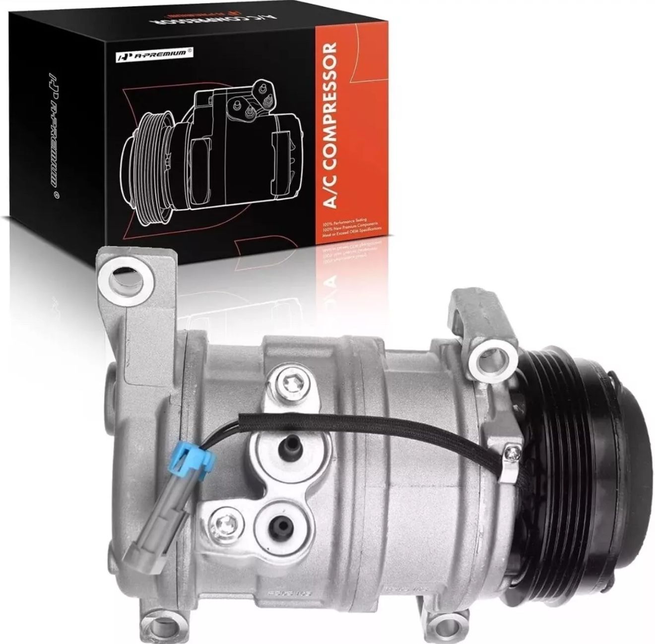 14-21127 AC Compressor For Silverado Sierra Suburban Yukon 4.8L 5.3L 6.0L 6.2L