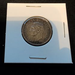 1944 Australian Shilling coin.