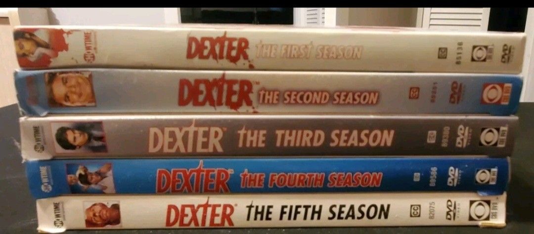 MINT LOT of (5) Dexter : Full Seasons 1-5 DVD Box Sets