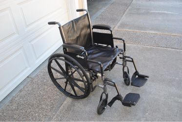 Drive wheelchair – transporter with leg, supports and wide seat