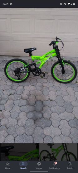 20 inch mountain bike,   16 inch diamond back viper frame