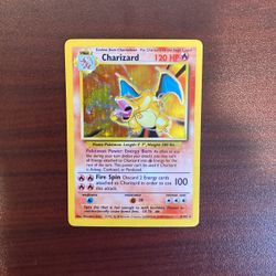 CHARIZARD | Base Set 4/102 | Rare Holo | Near Mint Condition - 1999 Original Pokemon Series