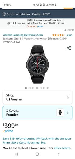 Samsung Gear S3 frontier...