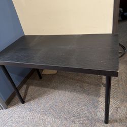 Black Wooden Table