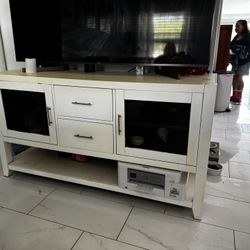 White TV Stand / Media Console - $150
