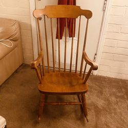 Wooden Rocking Chair  $35