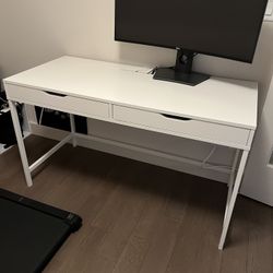 IKEA Desk – White (52” x 22 7/8”) – Like New