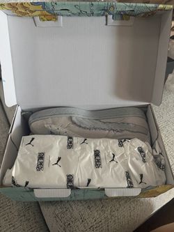 Puma x One Piece Sneakers White Suede