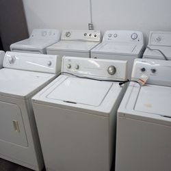 Front loader dryers and washers available