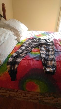 Men's pajamas pants size large all cotton 5.00 each pickup or meet