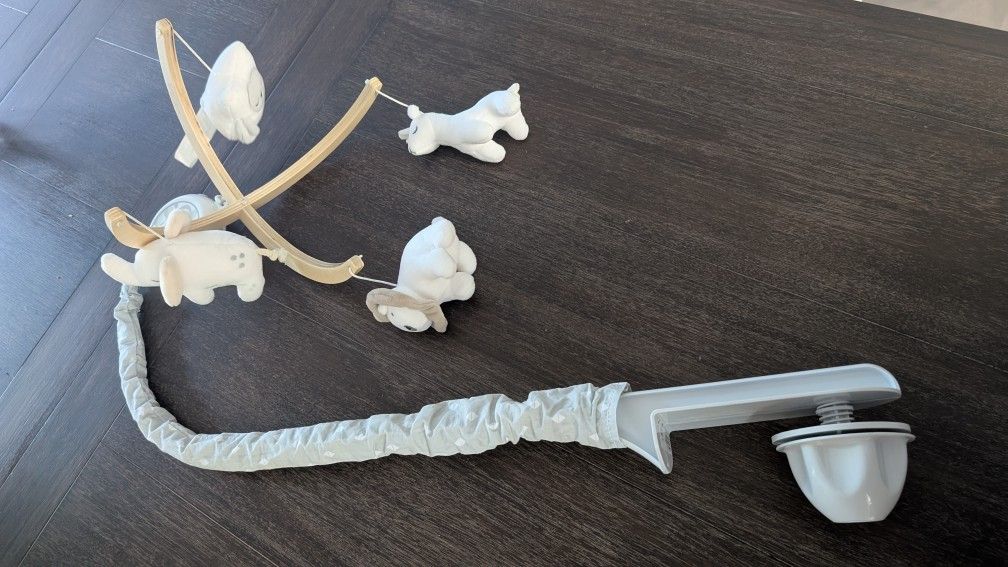 Baby Mobile With White Noise And Lullaby Baby Song. 