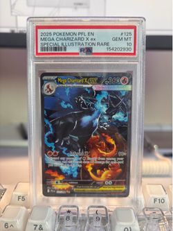 PSA 10 Gem MT - Mega Charizard X EX SIR