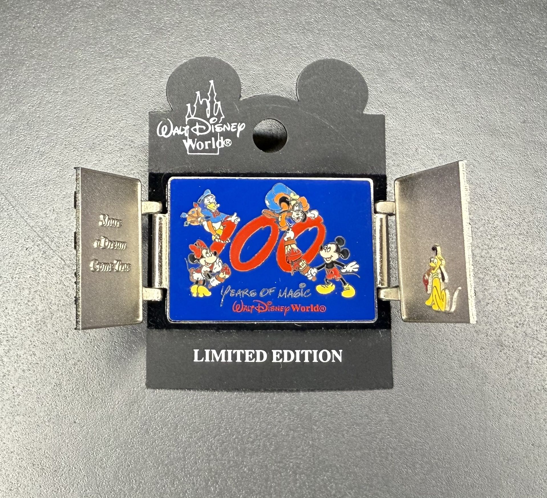 AUTHENTIC DISNEY 2000 YEAR CHARACTER FAB 4 MINI PIN SET RETIRED