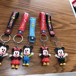 Key Chains Mickey And Minnie $5 Each