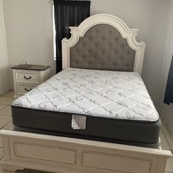 Madison queen size bedroom set white