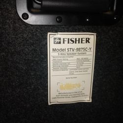 3 Way Fisher Speaker