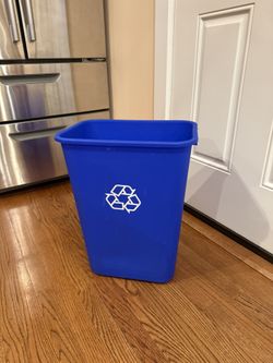Trash Can, Rectangular Commercial Office Wastebasket