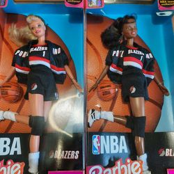1998 Portland Trailblazers Barbie Dolls