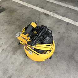 Combination nailer and powerful compressor