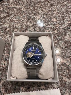 Seiko Presage Automatic Open Heart Blue Dial 40mm Box Papers SCVE051 Japan Exclusive