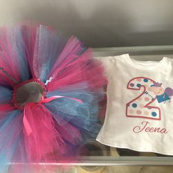 Peppa Pig Tutu Outfit 🐷💖